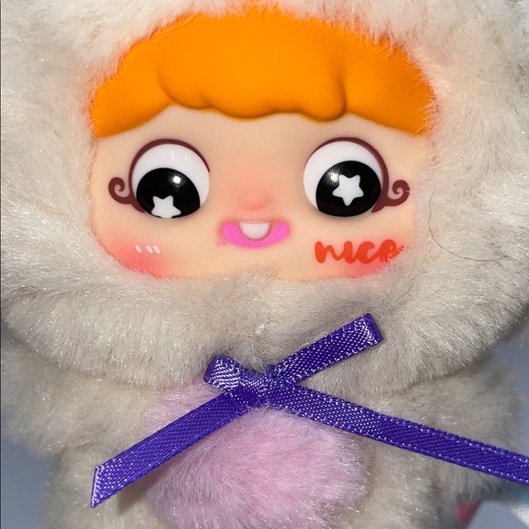 Yaya Happy Birthday Plush Toy - Cream and Purple - Picture 4 of 6